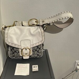 Coach White and denim/Gray Women's Bag